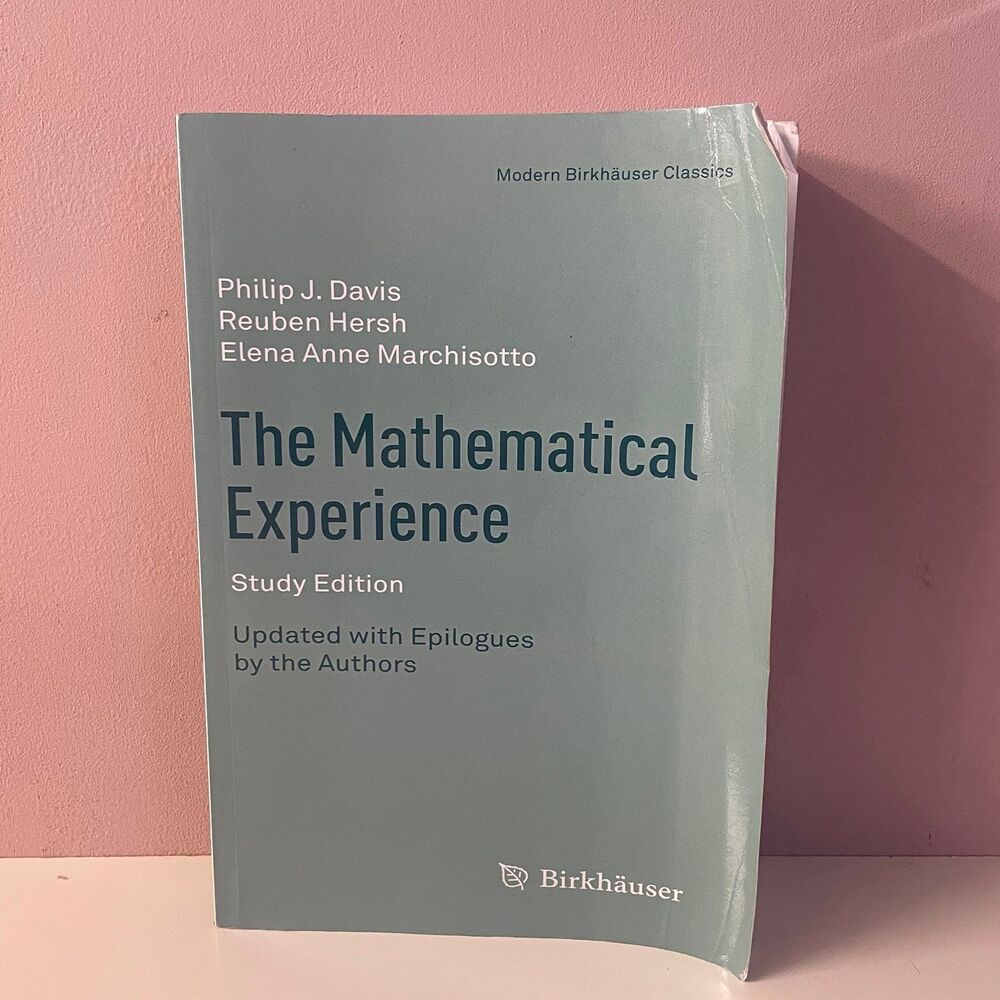 The Mathematical Experience Study Edition Davis Paperback GUC